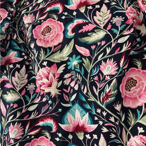 NWT crown & ivy Floral Blouse - Pink and Blue - Picture 6 of 16